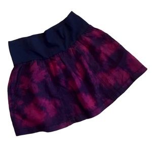 Fossil Blue And Purple Tie Dye Skirt Size Small